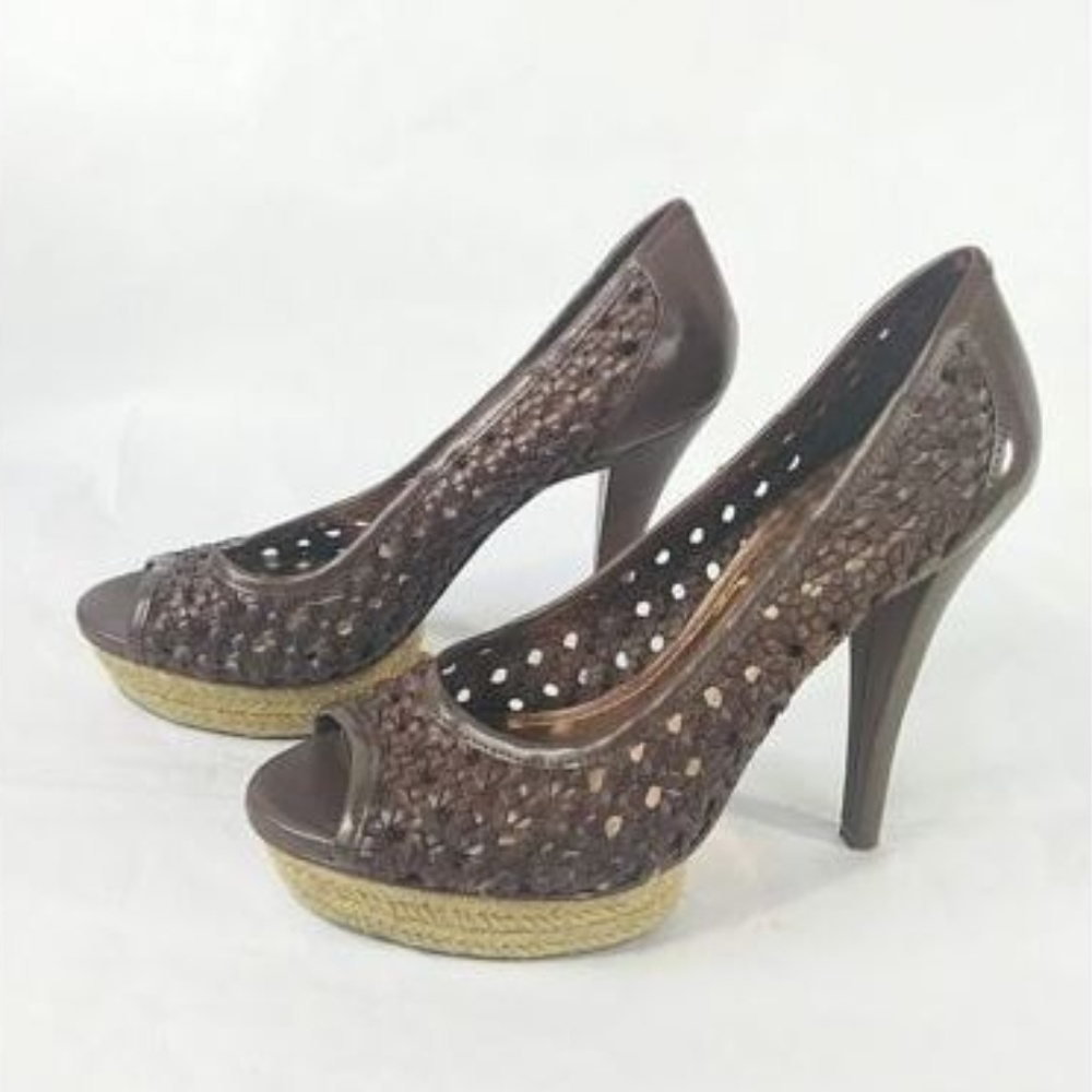 BCBGeneration Women Shoes Platform Brown Size 10B